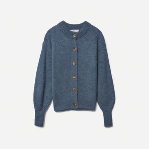 Everlane Cropped Alpaca Cardigan